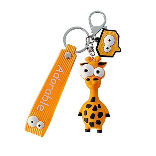 WRVCSS Bags, keychains, eye-catching zebra car keychains, car bag pendants, student keychain pendants, gifts for friends