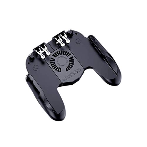 WT-YOGUET H9 Juego Gamepad Controlador Gaming Manilla Joystick Trigger Fire Key Button for PUBG Mobile Game for iPhone A-ndroid Smart Phones