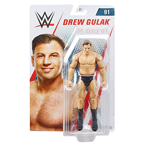 WWE Figura de Acción Luchador Drew Gulak 15 cm, Juguetes Niños 8 Años (Mattel GCB38)