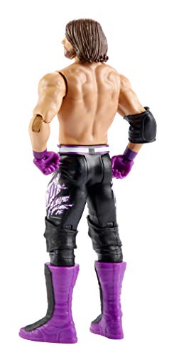 WWE - SummerSlam Figura de acción luchador AJ Styles con accesorios de lucha Juguetes niños +6 años (Mattel GCB64)
