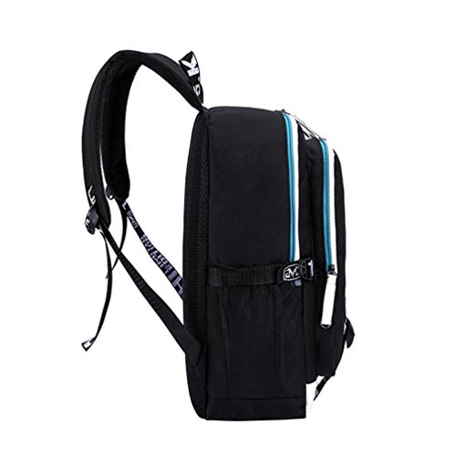 WYCY Mochila Luminosa Mochila Escolar de Gran Volumen 36L con Puerto de Carga USB y Línea de Audio Mochila Escolar Unisex Mochila con Luminosa Caja de Lápices (Marshmellow)