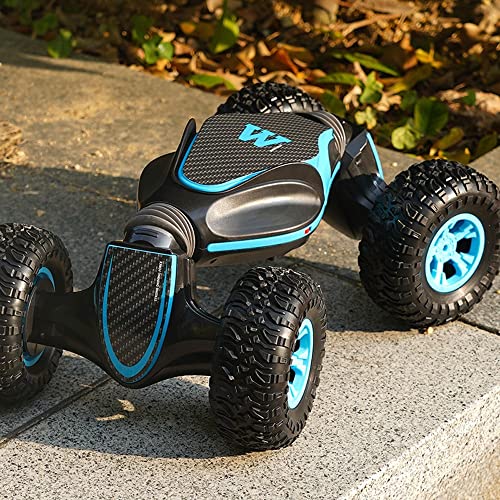 WYKDDM Coche De Control Remoto Anti-caída Y Anti-colisión A Escala 1/10 12KM / H Vehículo RC De Deriva De Alta Velocidad 4WD Bigfoot Monster Climbing RC Truck One Key Deformation Stunt Toy Buggy