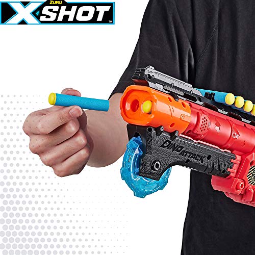 X-Shot - Escopeta con munición y 6 huevos claw hunter dino attack x-shot (46560)
