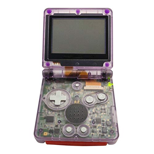 Xingsiyue Reemplazo Transparente Claro Lleno Housing Cáscara Caso Piezas de Reparación para Nintendo Gameboy Advance SP GBA SP Consola