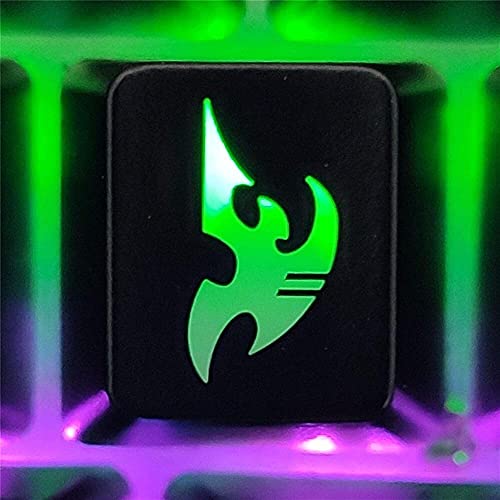 XINYUDAGE KeyCaps de Juego de Bricolaje Botón de Llavero mecánico del Teclado para World of Warcraft Dota Starcraft Key Caps Game KeyCap Mercy ABS Cap (Color: No7) Iteration