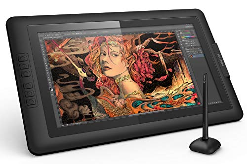 XP-PEN Artist15.6 IPS Gráficos Monitor de Dibujo Tableta con Guante y Lápiz Digital sin Pila (8192 Niveles de Presión)