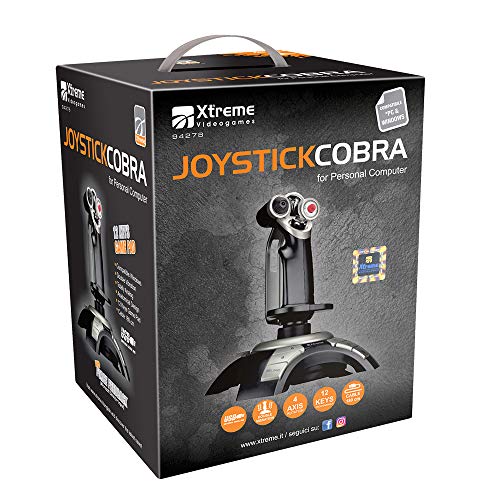 Xtreme Videogames Joystick Cobra 12 Keys Game Pad Compatible PC 94278