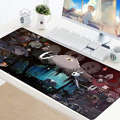 XZZZN Alfombrillas de ratón Hollow Knight Mouse Pad Gamer Accesorios 900X400mm Base De Goma Antideslizante para Juegos Grandes Best Mousepad Pc Desk Pad(700×300×3mm)