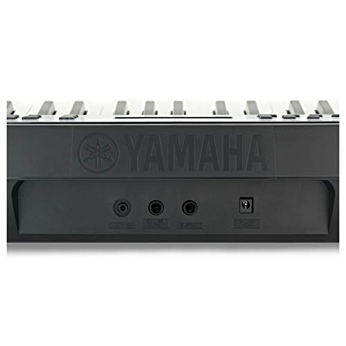 Yamaha YPT-260 - Teclado digital portátil para principiantes, 61 teclas y una amplia variedad de funciones y sonidos, color negro