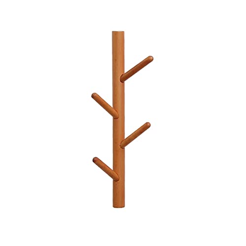 YIFEI2013-SHOP Perchero Pared Handcraft Tree Branch Coat Hanger Wooden Keys Rack Wall Colgando Ropa Almacenamiento Hat Organizer Hook Decoration Creative Ganchos de Perchero (Color : C)