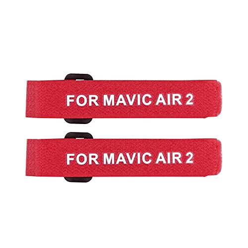 YJDTYM 2pcs Hermera Blade Mount/Fit for dji Mavica Mini Mavica Aire 2 / 2S Pro Platinum 2 Pro Zoom Drone Magic Tape Straps Loop Ties Accesorio (Color : Mavic Air 2 Red)
