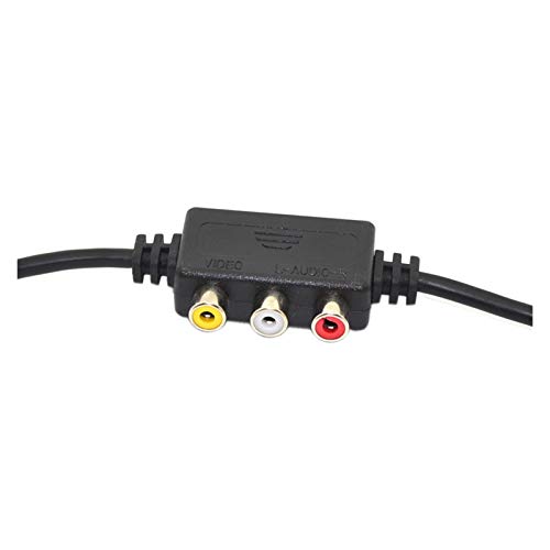 YJLLOVE YANGJIAOLIAN Ajuste para PlayStaion 2 Fit para PS2 Console TV Cable de Cable Cable Cable Scart Cable con Adaptador de Caja AV
