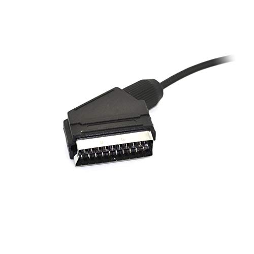 YJLLOVE YANGJIAOLIAN Ajuste para PlayStaion 2 Fit para PS2 Console TV Cable de Cable Cable Cable Scart Cable con Adaptador de Caja AV