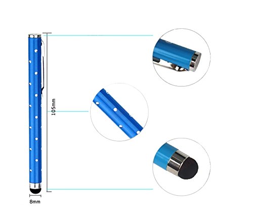 YLC 9 Puntero Tablet Bling Stylus Touch pens para el iPhone iPod Touch iPad Sony PSP PS Vita Motorola Xoom Samsung Galaxy Blackberry Playbook Todos los demás Dispositivos de Pantalla capacitiva