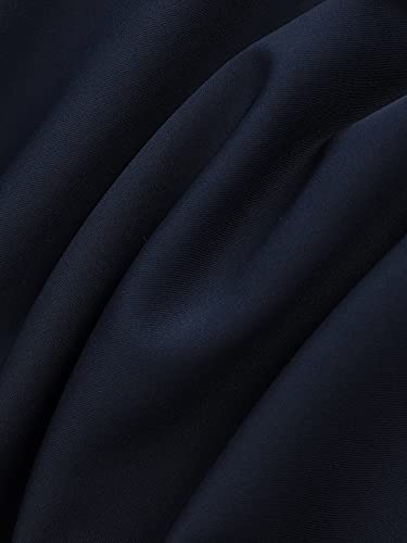 YOINS Falda Plisada de Mujer Falda Mini Acampanada Vestido de Faldas de Tirantes Casuales de Moda Elástica Versátil B-Azul Oscuro M