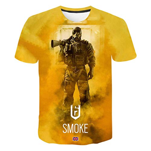 Yuanou Anime Rainbow Six Siege 3D Camisetas Niño/Hombre/Mujer (12,S)