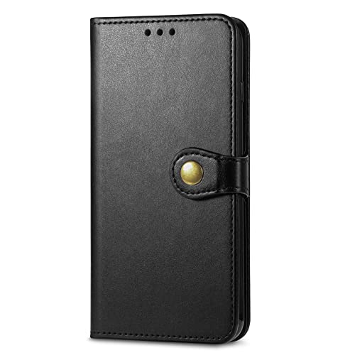 YukeTop Funda para Honor Play4, Carcasa de Billetera de Cuero PU de Primera Calidad, Ranuras para Tarjetas, Fundas Case para Honor Play4.(Negro)