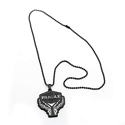 YUNMENG Death Stranding Collar Colgante de Metal Cadena de 60Cm Collares para Hombre Regalos con Encanto para niños Juego de joyería