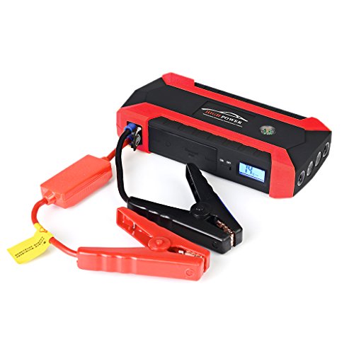 Yunso 89800mAh 4 USB portátil coche Jump Starter Pack Booster Cargador Batería Power Bank