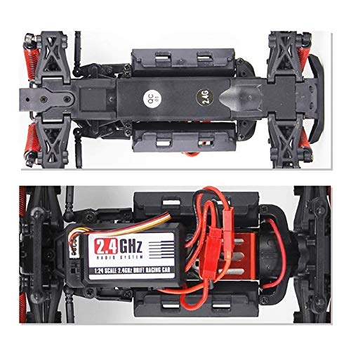 YYQIANG Neumáticos Fuera de la Carretera con Fuerte Agarre y Resistencia al Desgaste Control Remoto de la Escalada del automóvil Deportivo 2.4G 4WD de Alta Velocidad RC Racing Coche Crazy Drift Buggy