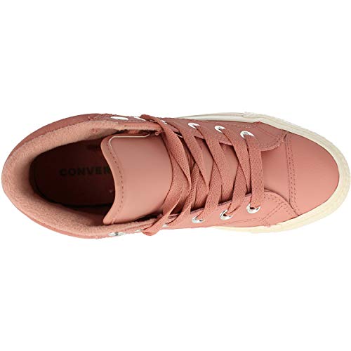 Zapatos de deporte de cuero rosa 661905C