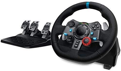 ZBBN Volante de Juego, Volante de Carreras, Volante de Carreras Driving Force y Pedales (para PS4/PS3 y PC)