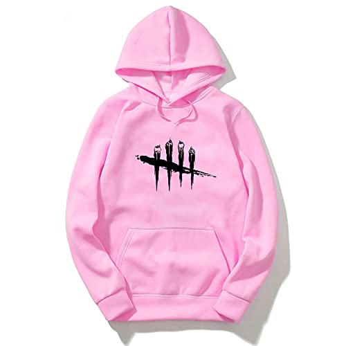 ZHF Dead by Daylight Dead by Daylight Chaqueta con Capucha De Moda Hombres Y Mujeres Casual Plus Fleece Suéter con Capucha