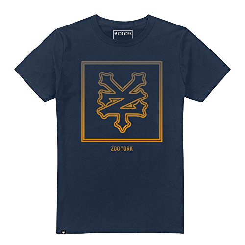 Zoo York Camiseta Keyline, Azul Marino, XXL para Hombre