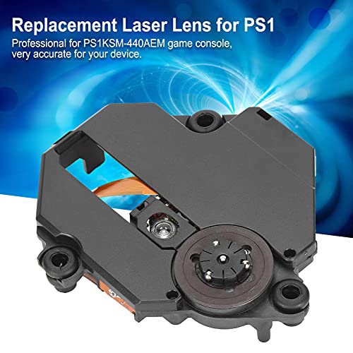 Zunate Reemplazo de Lente láser óptico para Consola de Juegos PS1 KSM ‑ 440AEM, Alta precisión, Accesorio de reemplazo (KSM-440AEM)