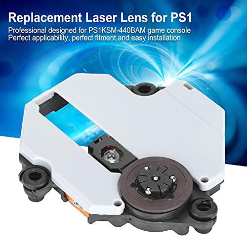 Zunate Reemplazo de Lente láser óptico para Consola de Juegos PS1 KSM-440BAM, Alta precisión, Accesorio de reemplazo (KSM-440BAM)