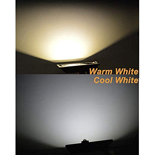 100 W LED sensor de movimiento lámpara paisaje impermeable IP66 blanco