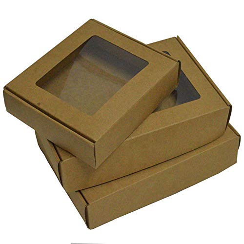 10pcs Negro Kraft Gran Caja de Regalo Embalaje Blanco Artesanía Caja de Papel Fiesta Boda Caja de Cartón Cajas De Carton Caja de Embalaje, costo de impresión 35 dólares, 180X120X25MM