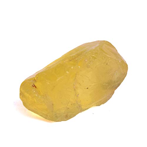 140.50 Ct 1 Pc Mineral de piedra cristalina en bruto Topaz para envoltura de alambre, Wicca y Reiki Crystal Healing
