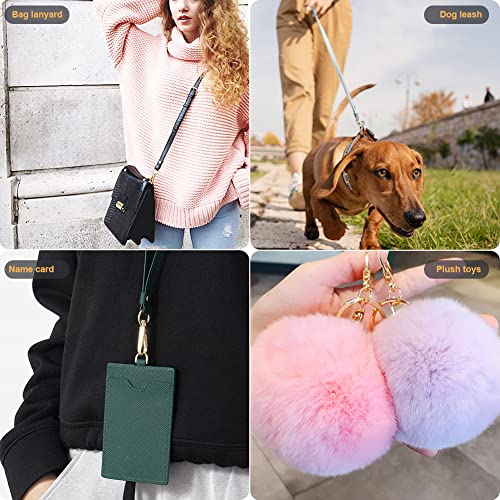 180 piezas de llaveros con cierre giratorio que incluye 60 piezas de ganchos de cordón 60 piezas de llaveros divididos con cadena 60 piezas de ganchos de ojo de tornillo en 6 colores