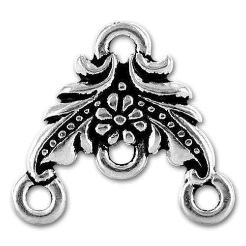20 pendientes de plata tibetana con diseño de flor oriental 3 a 1 ~ fabricación de joyas ~