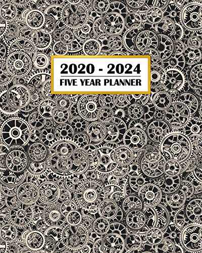 2020-2024 Five Year Planner: Steampunk Gears | Cool Vintage Engineering | 60 Month Calendar and Log Book | Business Team Time Management Plan | Agile ... 5 Year - 2020 2021 2022 2023 2024 Calendar)