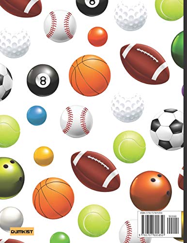 2020 Monthly Planner: Sports Football Baseball Basketball Soccer Tennis 1 Year Planner Appointment Calendar Organizer And Journal For Writing