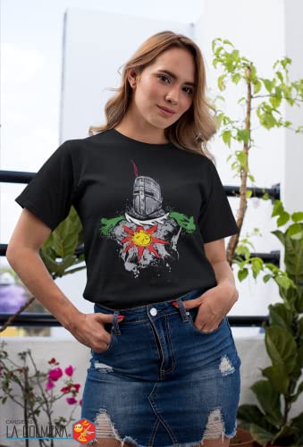 2030-Camiseta Premium, Dark Souls - Praise The Sun (Dr.Monekers) M