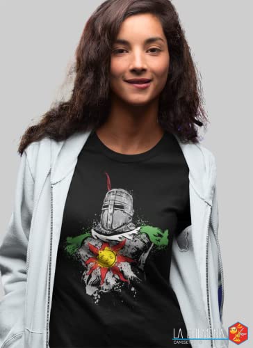 2030-Camiseta Premium, Dark Souls - Praise The Sun (Dr.Monekers) M