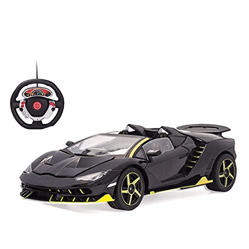 2.4GHz Electric RC Sport Racing Car 1/14 Scale Remote Control Racing Car Three Doors Can Be Opened Solid Car Shell with Light Flat Running Rally Remote Control Car