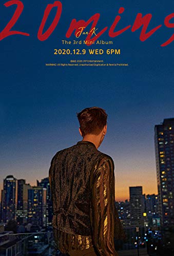 2PM JUN.K [20 MINS] 3rd Mini Album. 1p CD+1p UNFOLDED POSTER+52p Photo Book+2p Photo Card+1p Film Photo Card+1p Post Card+TRACKING CODE K-POP SEALED