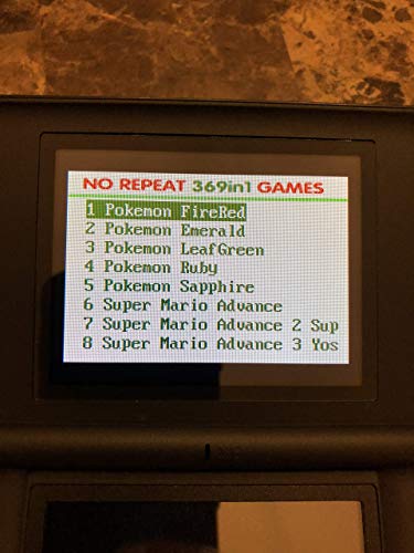 369 in 1 Game Boy Advance Juego láser W/recargable Save