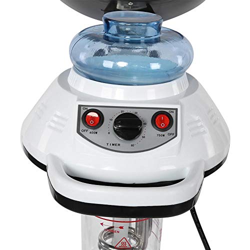 450 W/750 W profesional suelo pelo vaporizadores para pelo färben, Hair Hood Steamer secador de pelo con 2 térmica temporizador con capucha Rolling Base Salon Barber Beauty, CE
