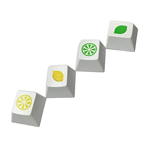 4Keycap PBT Dye Sublimation Cherry Profile Keycaps para Mx Switch Teclado Mecánico R4 Altura Key Cap para la escuela Oficina y suministros para el hogar