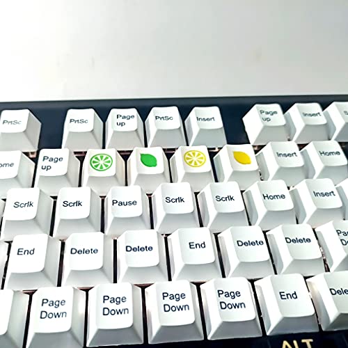 4Keycap PBT Dye Sublimation Cherry Profile Keycaps para Mx Switch Teclado Mecánico R4 Altura Key Cap para la escuela Oficina y suministros para el hogar