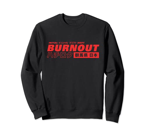 86 DRIFT Burnout Japan Drift Car Racing Edición Roja Sudadera