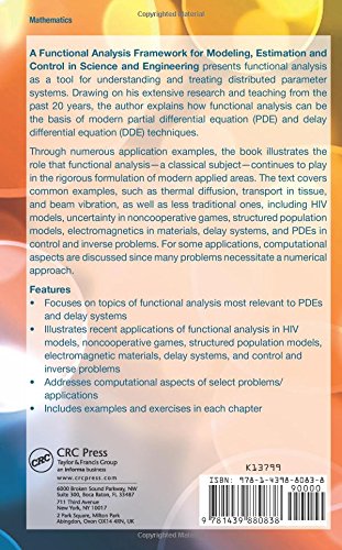 A Functional Analysis Framework for Modeling, Estimation and Control in Science and Engineering