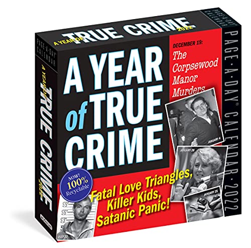 A Year of True Crime Page-A-Day Calendar 2022: A Year of Murders, Misleads, and Fascinating Forensics