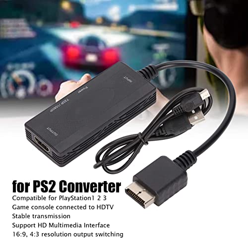 Accesorios de Consola de Juegos, para Convertidor Sincronización AV Profesional Unidad Estable Rápida Gratis para PS1 para PS3