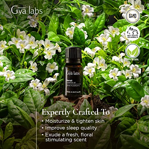 Aceite esencial de neroli - Una fresca comodidad de belleza clara y sueño sereno (10 ml) - Aceite de neroli de grado terapéutico 100% puro